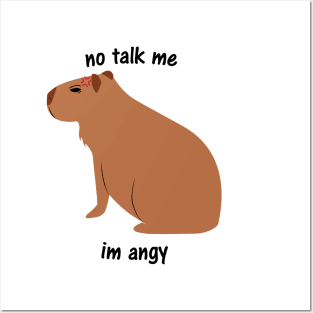 capybara pet Posters and Art